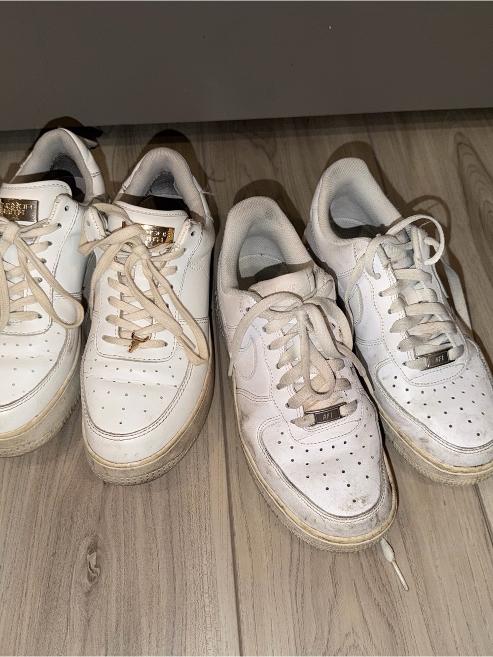 Nike Air Force 1 and WindsorSmith sneakers